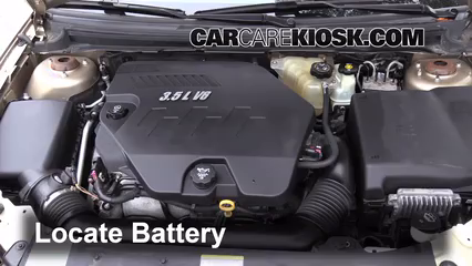 2008 Saturn Aura XE 3.5L V6 Battery Replace
